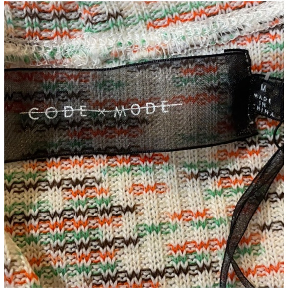 NEW CODEXMODE Women's Space Dye Long Sleeve Sweater Size Medium Multi Color - Picture 3 of 9